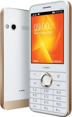 Lava Spark Icon X (White & Gold) 