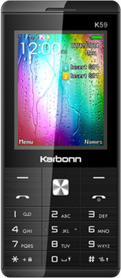 Karbonn K59 Dual Sim - Black & Red(Red)