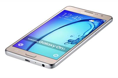 Samsung Galaxy On7 (Gold, 8 GB) 