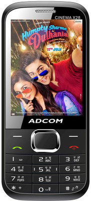 

Adcom X28 (CINEMA) Dual Sim Mobile- Black(Black)
