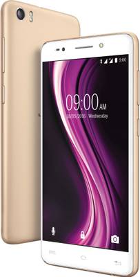Lava X81 4G with VoLTE (Gold, 16 GB)
