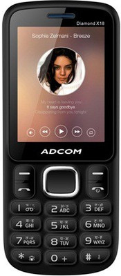 

Adcom X18 (DIAMOND) Dual Sim Mobile(Black, Blue)
