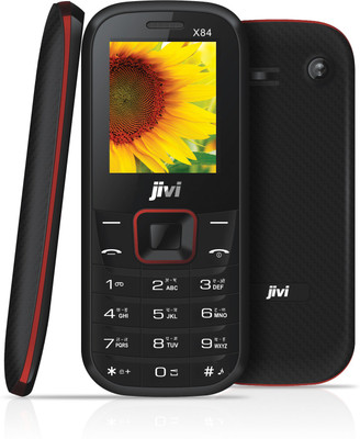 JIVI X84 Without Charger and Hands-free(Black & Red)