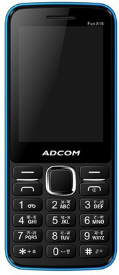 

Adcom X16 (Fun) Dual Sim Mobile-Black & Blue(Black, Blue)