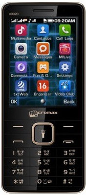 Micromax X3020 Dual Sim Black,Champagne (Black, Champagne, 45 MB)(256 MB RAM)