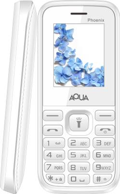 Aqua Phoenix - Dual SIM Basic Mobile Phone (White) 