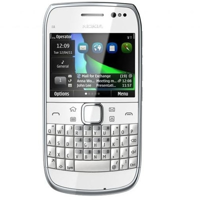 Nokia E6 (White, 8 GB)(256 MB RAM)