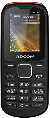 

Adcom X5 Dual Sim Mobile-Black & Orange(Black, Orange)