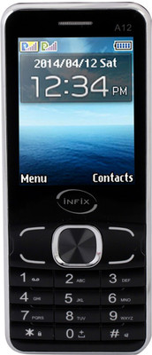 Infix A-12 Dual Sim Multimedia 2.4 Inches(Black)