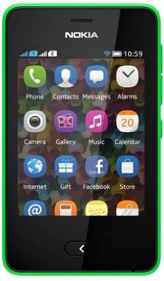 Nokia Asha 501 (Bright Green, 64 MB)