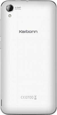 Karbonn Titanium Mach One S310 Dual Sim - White & Silver (White, 8 GB) 