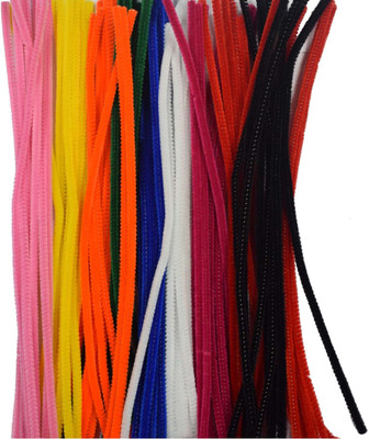 

AsianHobbyCrafts Multicolore Pipe Cleaner Size 12" 100 Pcs Model Building Kit