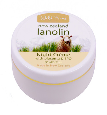 

Wild Ferns LANOLIN NIGHT CREAM WITH EPO AND PLACENTA(95 ml)