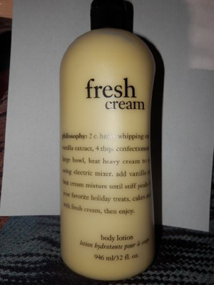

Philosophy Fresh Cream Body Lotion /32(3946 ml)