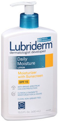 

Lubriderm Daily Moisture Lotion with Sunscreen Broad Spectrum SPF 15(400 ml)