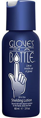 Gloves in a Bottle Great For Dry Itchy Skin! Grease-Less And Fragrance Free!(60 ml)