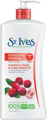 

St. Ives Intensive Healing Body Lotion Cranberry Seed & Grape Seed Oil(621 ml)