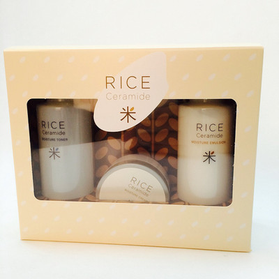 

The Face Shop Rice & Ceramide Special Set [toner, Emulsion, Cream] 3pcs(250 g)