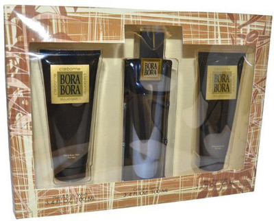 

Liz Claiborne Bora BoraFor Men. Gift Set (Cologne Spray + Hair & Body Wash + Body Moisturizer )(102 ml)