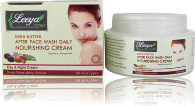 

Leeya Shea Butter After Face Wash Daily Nourishing Cream 50gm(50.0 g)