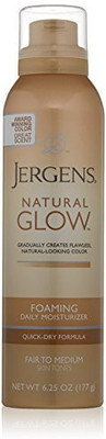 

Jergens Natural Glow Foaming Daily Moisturizer Fair to Med(187.5 ml)