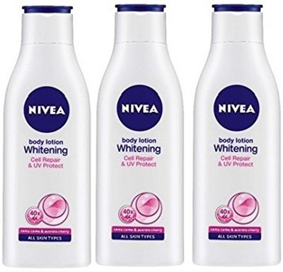 

Nivea Cell Repair & UV Protect Body Lotion (Pack Of 3)(75 ml)