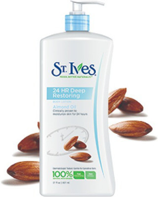 

St. Ives 24 Hr Deep Restoring Body Lotion Almond Oil(621 ml)