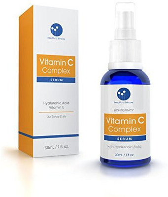 

Beautiful U Skincare Vitamin C Serum + Hyaluronic Acid 20%, Get Rid Of Wrinkles(30 ml)
