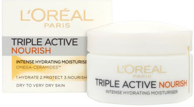 

L'Oreal Triple Active 24 Hydration Nourish Intense Moisturizer Very Dry Skin(50 ml)