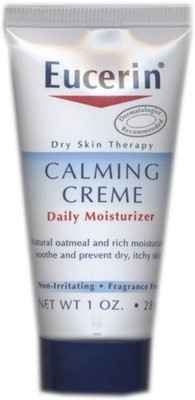 

Eucerin Dry Skin Therapy Calming Creme Daily Moisturizer 28g/ - For Dry, Itchy Skin(30 ml)