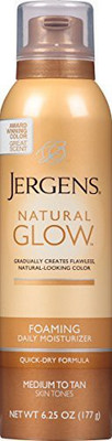 

Jergens Natural Glow Foaming Daily Moisturizer Med - Tan(177 g)