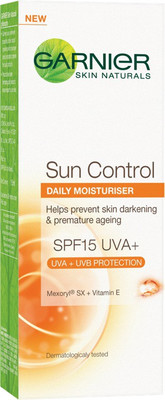 

Garnier Skin Naturals Sun Control Daily Moisturiser(50 ml)