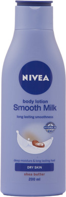 

Nivea Body Lotion Smooth Milk Dry Skin Shea Butter(200 ml)