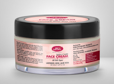 

BioBloom Face Cream - Lavender, Rose, Aloe Vera(50 g)
