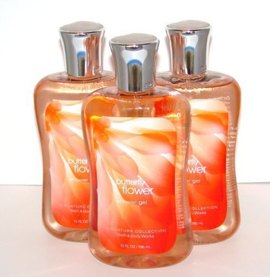 

Bath & Body Works BUTTERFLY FLOWERS Shower Gel - Lot of 3(300 ml)