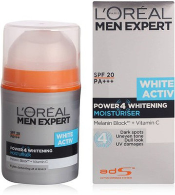 

L'Oreal Men Experts White Active Power 4 Whitening Moisturiser(49 ml)
