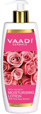 

Vaadi Herbals Vaadi Herbals Moisturising Lotion with Pink Rose Extracts(350 ml)