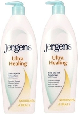 

Jergens Ultra Healing Extra Dry Skin Moisturizer Nourishes & Heals Combo(992.0 ml)