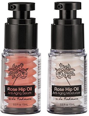 

La Radiance Rose Hip Oil Anti-aging Serum And Moisturizer Set Of 2(15 ml)