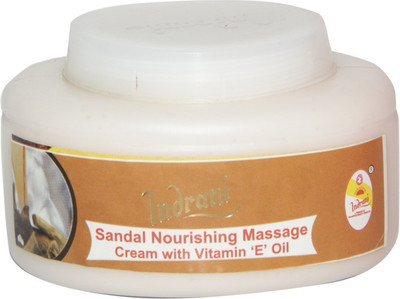Indrani Cosmetics SANDAL NOURISHING MASSAGE CREAM WITH VIT-E OIL(200 g)