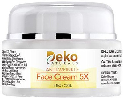

Deko Naturals 5x Face Cream - Anti-aging Moisturizer For Smoother, Tighter, More Youthful Skin(29.57 ml)