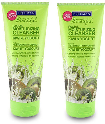 

FREEMANS Beautiful Facial Moisturizing Cleanser kiwi and Yogurt ( Pack of 2 )(150 ml)