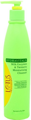 

Lotus Herbals Professional Hydravitals Milk Enzymes & Turmeric Moisturising Cleanser(250 ml)