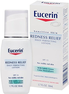 

Eucerin Sensitive Skin Redness Relief Daily Perfecting Lotion 1.7 Fluid Ounce(50.269 ml)