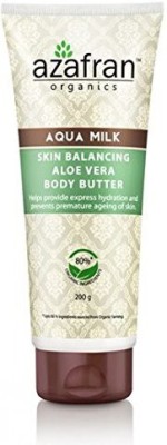 

Azafran Organics Skin Balancing Aloe Vera Body Butter Aqua Milk(200 g)