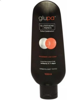 

Glupa Glutathione And Papaya Skin Whitening Lotion With Shea Butter(100 ml)