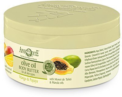 

Potomac Valley Sponges, Spa & Body Olive Oil Body Butter with Mango & Papaya 200ml(295 g)