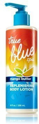 Bath & Body Works true blue spa mango butter replenishing body lotion(240 ml)