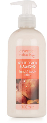 

Essential Extracts M&S White Peach & Almond Hand & Body Lotion(300 ml)