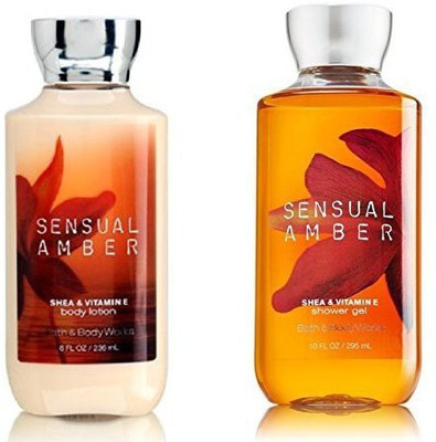 

Bath & Body Works Sensual Amber Lotion Shower Gel Bundle Pack(236 ml)